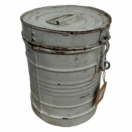 Decorative canister Alexandra House Living White Iron Traditional styl