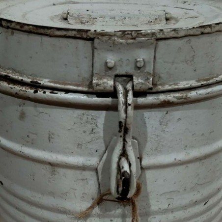 Decorative canister Alexandra House Living White Iron Traditional styl