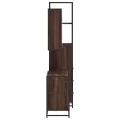 Ensemble de meubles de salle de bain 3 pcs Chêne marron
