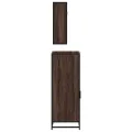 Ensemble de meubles de salle de bain 3 pcs Chêne marron