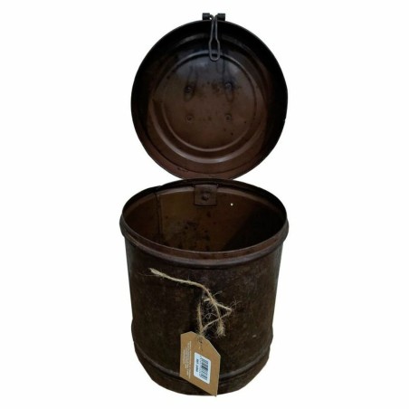 Decorative canister Alexandra House Living Brown Iron Traditional styl