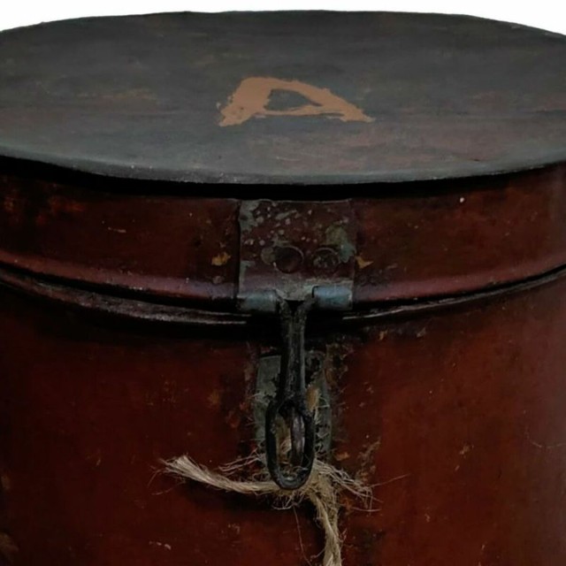 Decorative canister Alexandra House Living Brown Iron Traditional styl