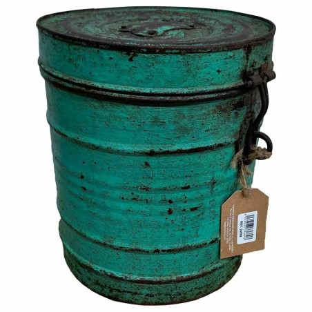 Decorative canister Alexandra House Living Green Iron Traditional styl