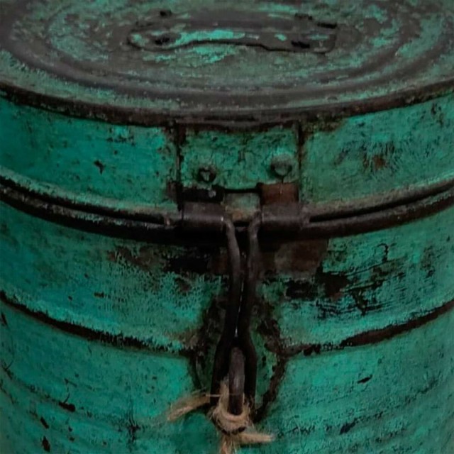 Decoratieve jerrycan Alexandra House Living Groen Ijzer Traditionele s