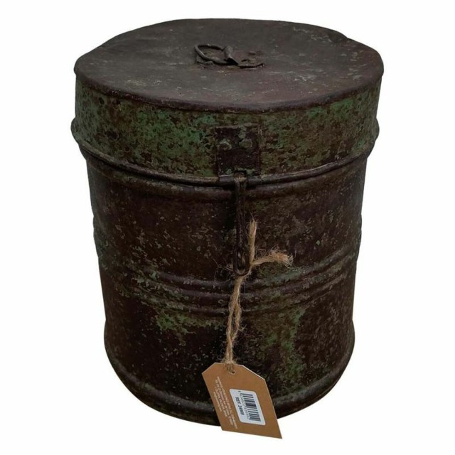 Decorative canister Alexandra House Living Brown Iron Traditional styl