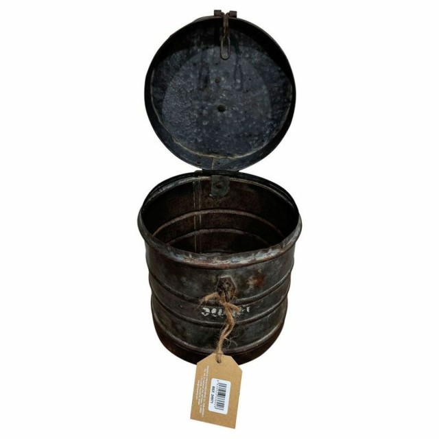 Decorative canister Alexandra House Living Brown Iron Traditional styl