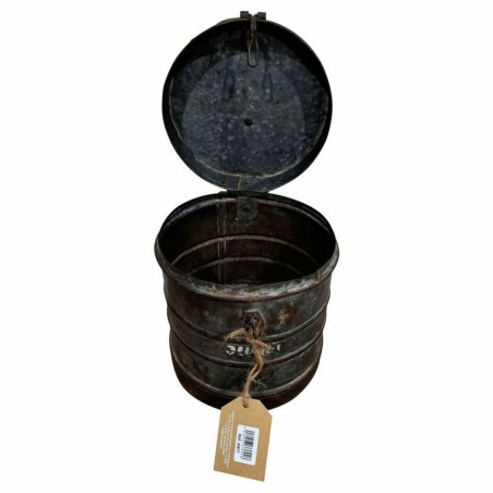 Decorative canister Alexandra House Living Brown Iron Traditional styl