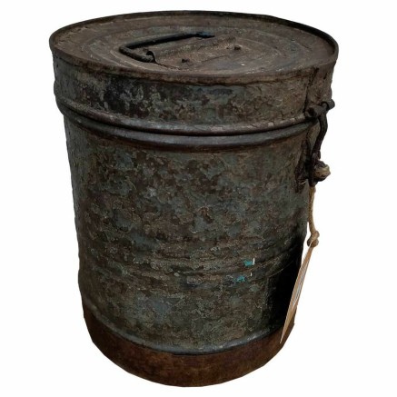 Dekorativer Kanister Alexandra House Living Braun Eisen Handwerks-Stil