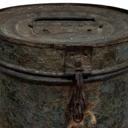 Decorative canister Alexandra House Living Brown Iron Traditional styl