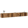 Ensemble de meuble TV mural 3 pcs vieux bois bois d'ingénierie