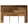 Armoire de tête de lit vieux bois 160x19x103,5 cm