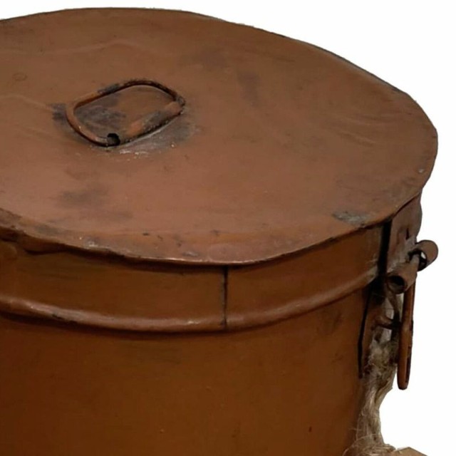 Decorative canister Alexandra House Living Brown Iron Traditional styl