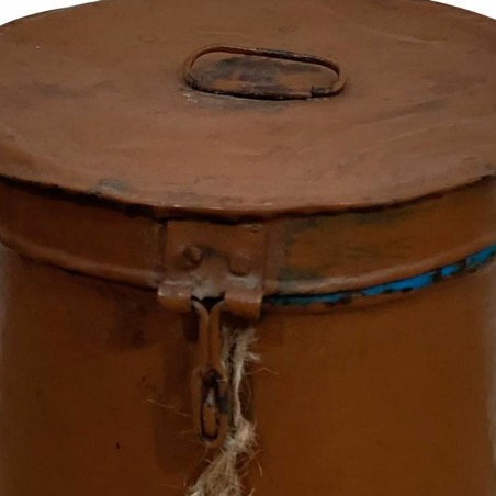 Decorative canister Alexandra House Living Brown Iron Traditional styl