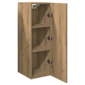 Meubles TV 2 pcs chêne artisanal 30,5x30x90cm bois d'ingénierie