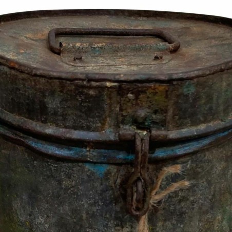 Decorative canister Alexandra House Living Brown Iron Traditional styl