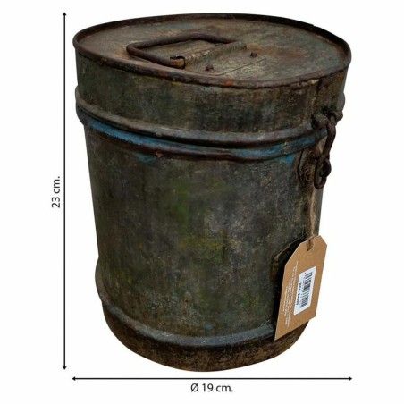 Decorative canister Alexandra House Living Brown Iron Traditional styl