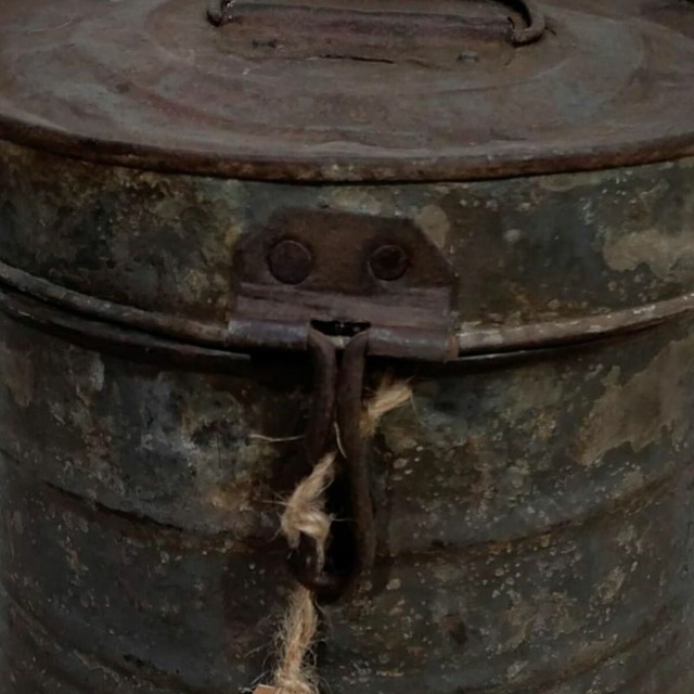 Decorative canister Alexandra House Living Brown Iron Traditional styl