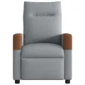 Fauteuil inclinable Gris clair Tissu