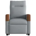 Fauteuil inclinable Gris clair Tissu