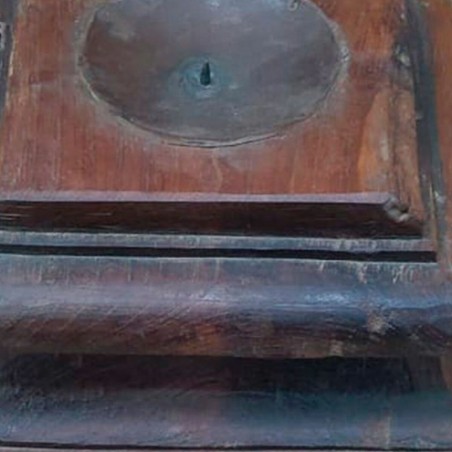 Candlestick Alexandra House Living Brown Recycled Wood 26 x 23 x 26 cm