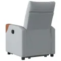 Fauteuil inclinable Gris clair Tissu