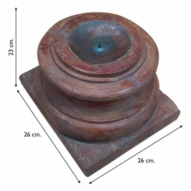 Chandelier Alexandra House Living Marron Bois Recyclé 26 x 23 x 26 cm