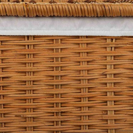 Panier à linge Alexandra House Living Marron Polyester Rotin 33 x 59 2