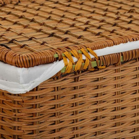 Wasmand Alexandra House Living Bruin Polyester Rotan 33 x 59 x 47 cm 5