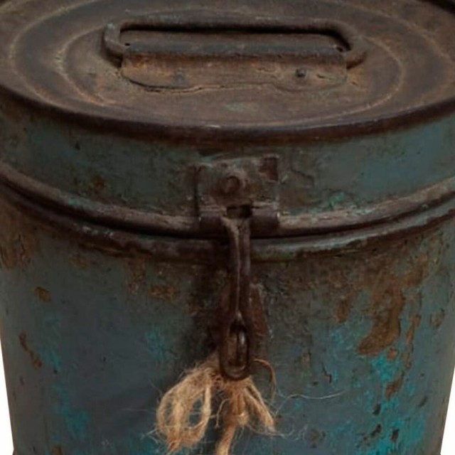 Decoratieve jerrycan Alexandra House Living Blauw Ijzer Traditionele s