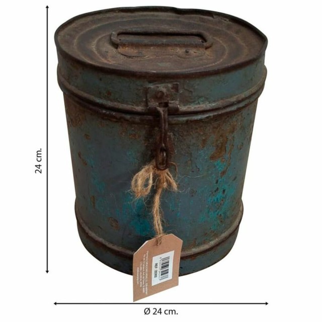 Decoratieve jerrycan Alexandra House Living Blauw Ijzer Traditionele s