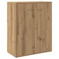 Buffet chêne artisanal 60x30x75 cm bois d'ingénierie