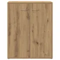 Buffet chêne artisanal 60x30x75 cm bois d'ingénierie