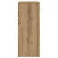 Buffet chêne artisanal 60x30x75 cm bois d'ingénierie