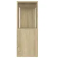 Meuble TV Chêne sonoma 80x24x63 cm Bois d'ingénierie