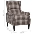 Fauteuil inclinable Beige Tissu