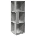 Armoire d'angle Sonoma gris 33x33x100 cm Bois d'ingénierie