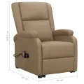 Fauteuil de massage Cappuccino Similicuir