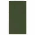 Buffet vert olive 99x39x73 cm acier