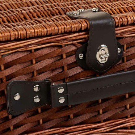 Cesta de Picnic Alexandra House Living Marrón Mimbre 2