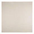 Tapis ZIZUR crème 240x240 cm aspect de jute intérieur extérieur