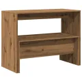 Ensemble table à manger et bancs 3 pcs bois d'ingénierie