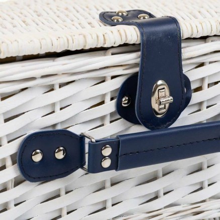 Picnic Basket Alexandra House Living White wicker 2