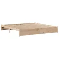 Cadre de lit sans matelas 180x200 cm bois massif de pin