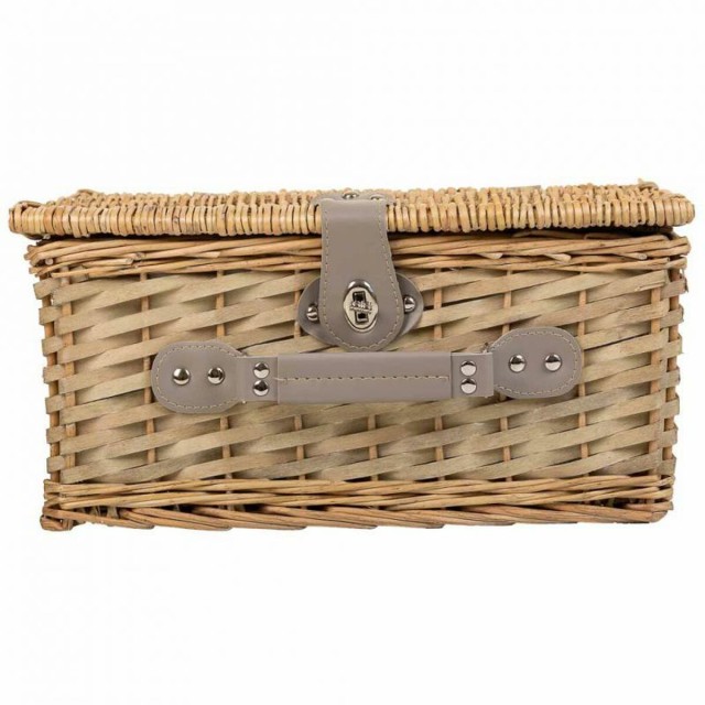Picnic Basket Alexandra House Living Grey Natural wicker