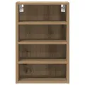 Armoire suspendue chêne artisanal 40x29,5x60 cm bois ingénierie