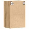 Armoire suspendue chêne artisanal 40x29,5x60 cm bois ingénierie