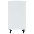 Armoire de plancher blanc 40x46x81,5 cm bois d'ingénierie