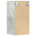 Armoire suspendue gris béton 30x29,5x60 cm bois d'ingénierie