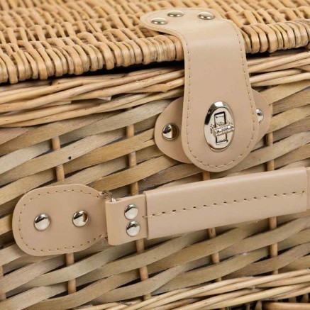 Panier de Pique-Nique Alexandra House Living Gris Naturel osier 2