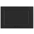 Armoire murale de cuisine Porto noir bois d'ingénierie